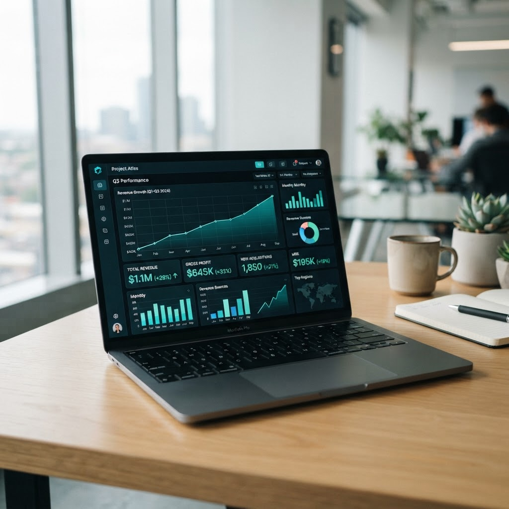 Consulting and software growth results