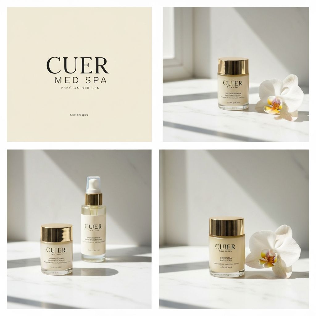 Luxury med spa branding
