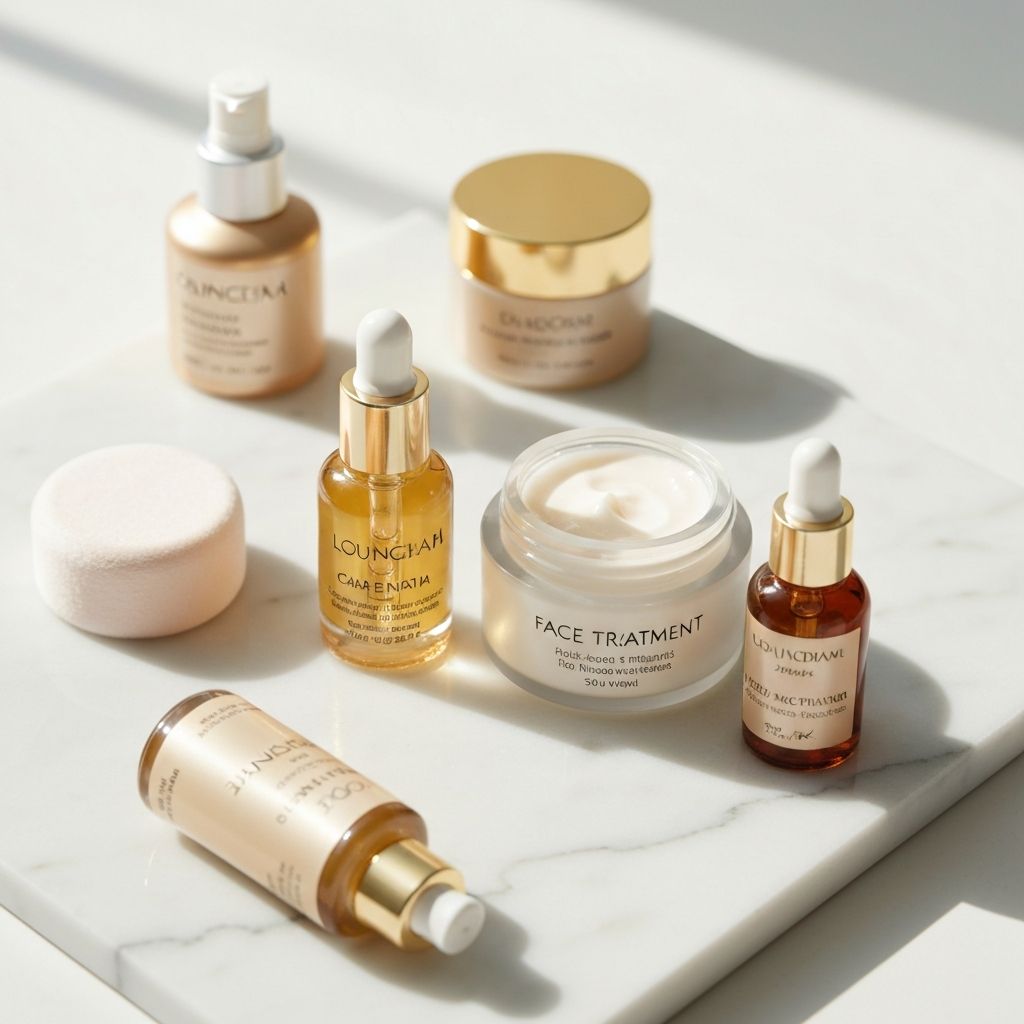 Luxury skincare products